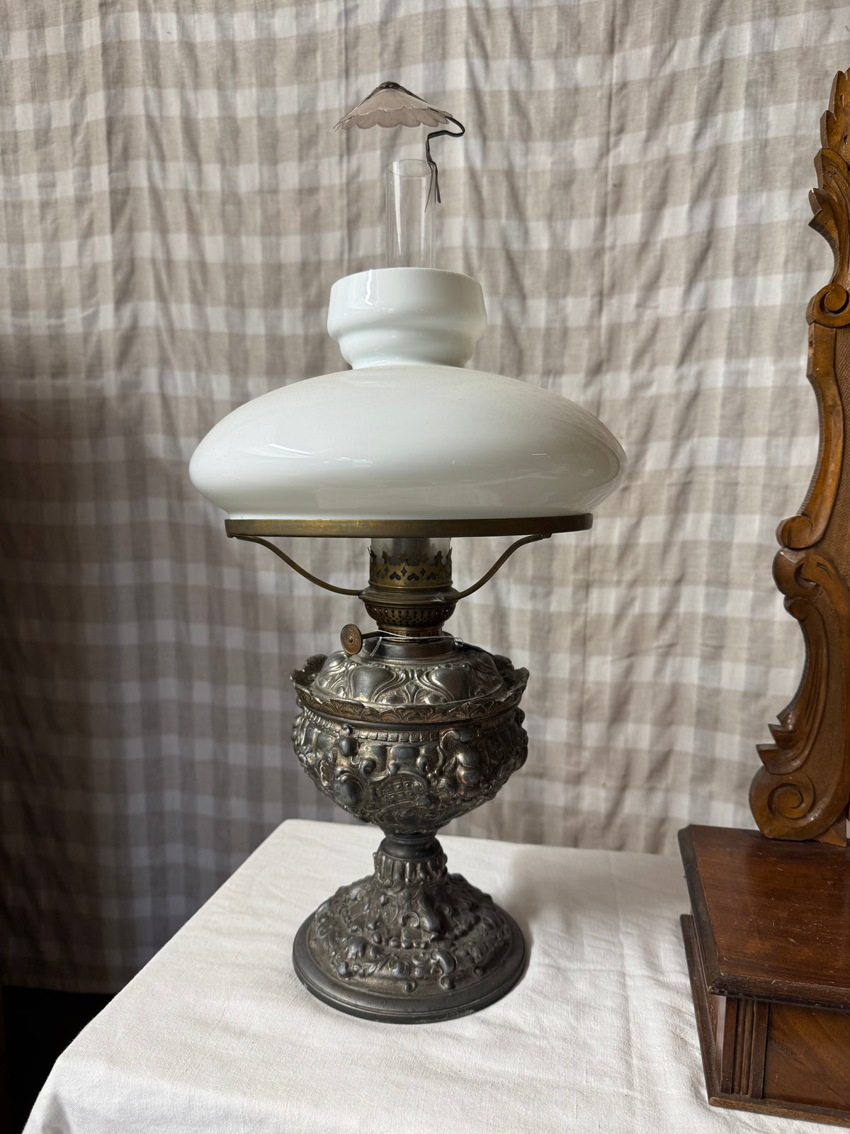 Stor, vacker fotogenlampa