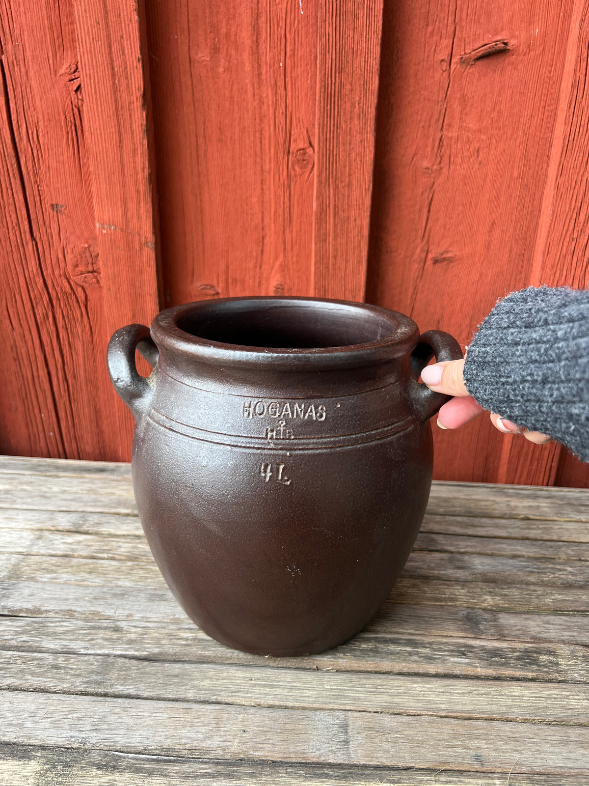 Höganäs brunt krus 4L