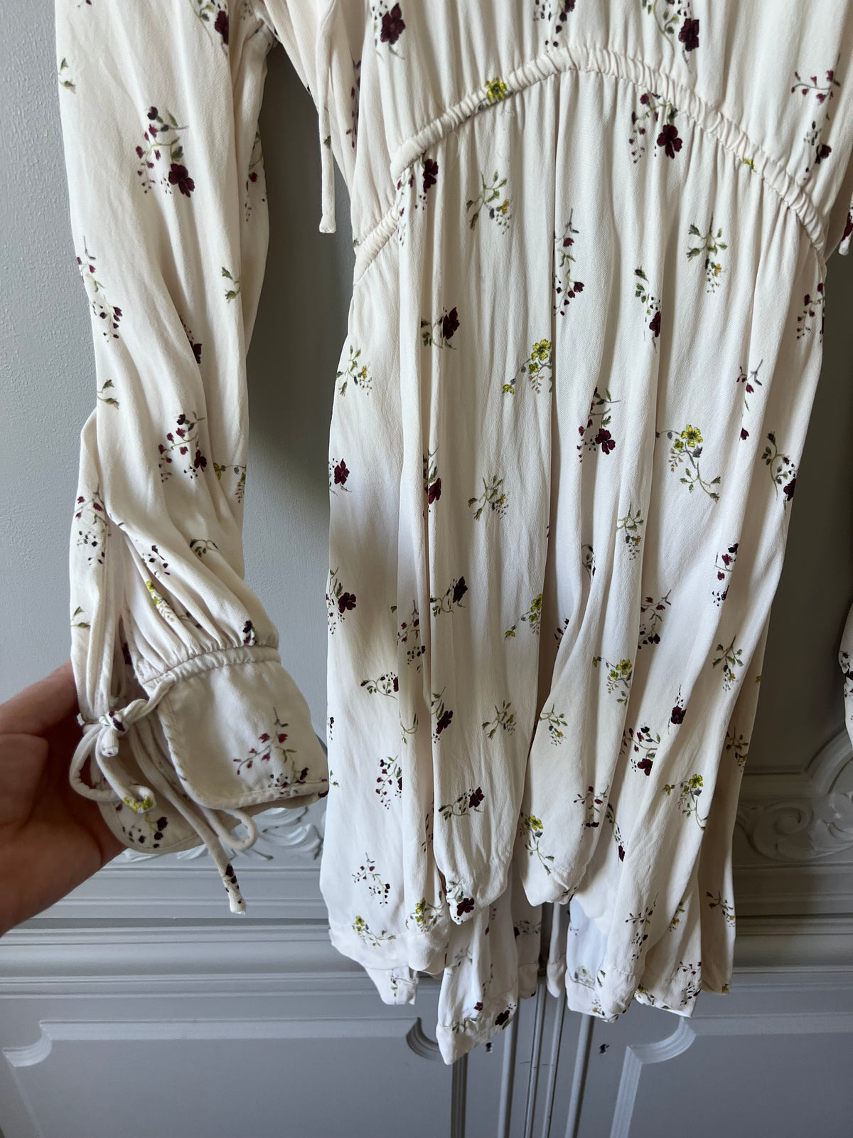 Sommarklänning med blomprint