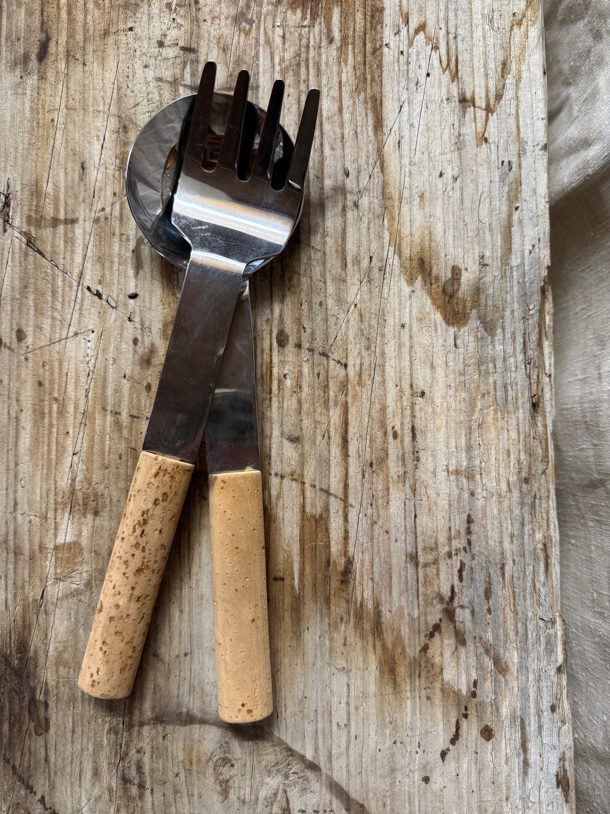 Salladsbestick i kork BodaNova