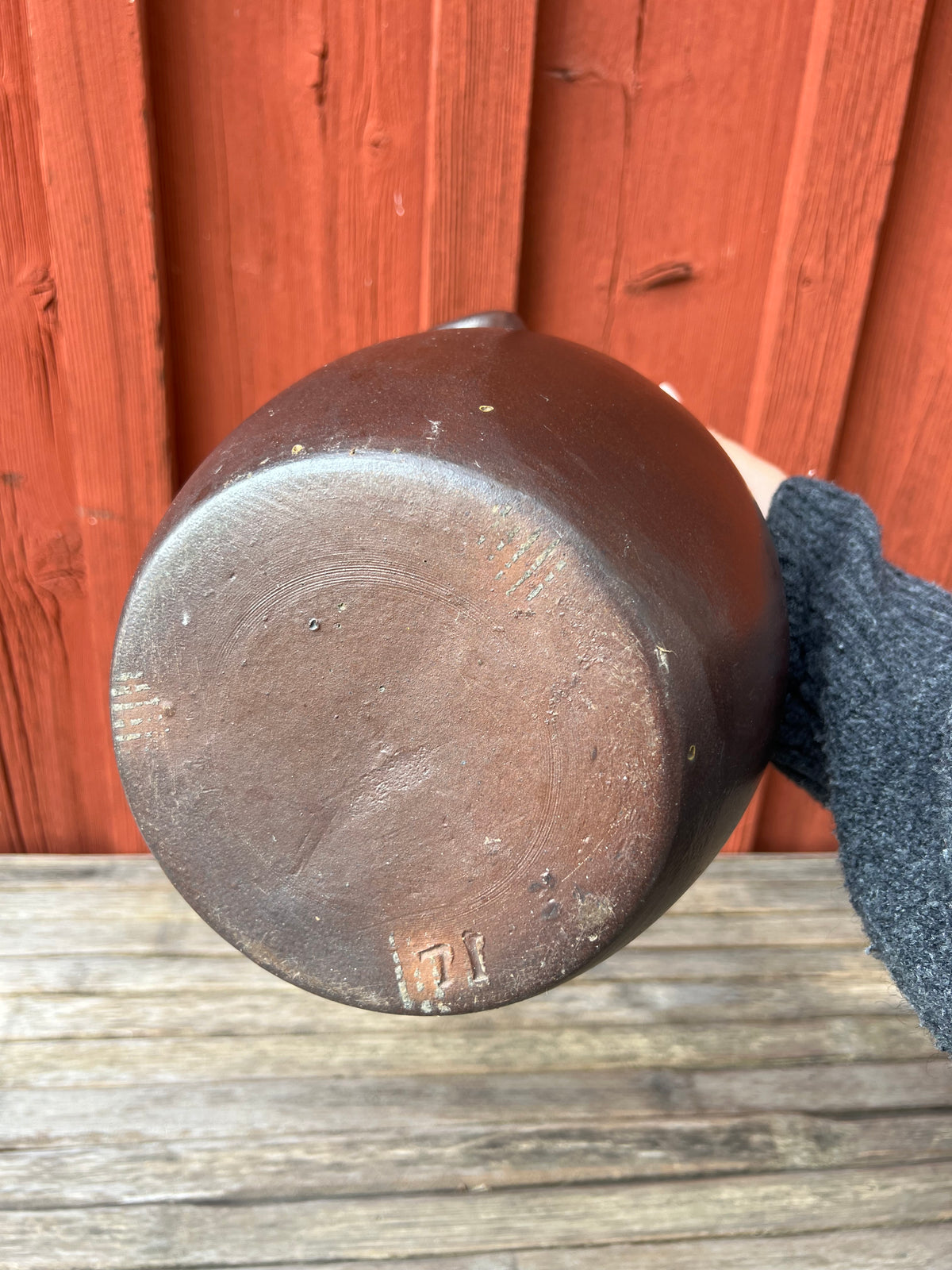 Höganäs brunt krus 4L
