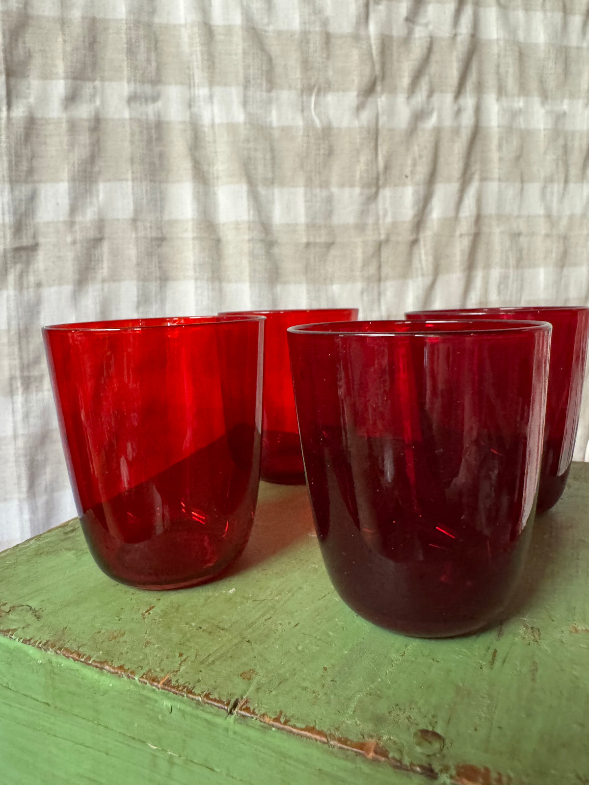 Röda dricksglas Reijmyre, 10st