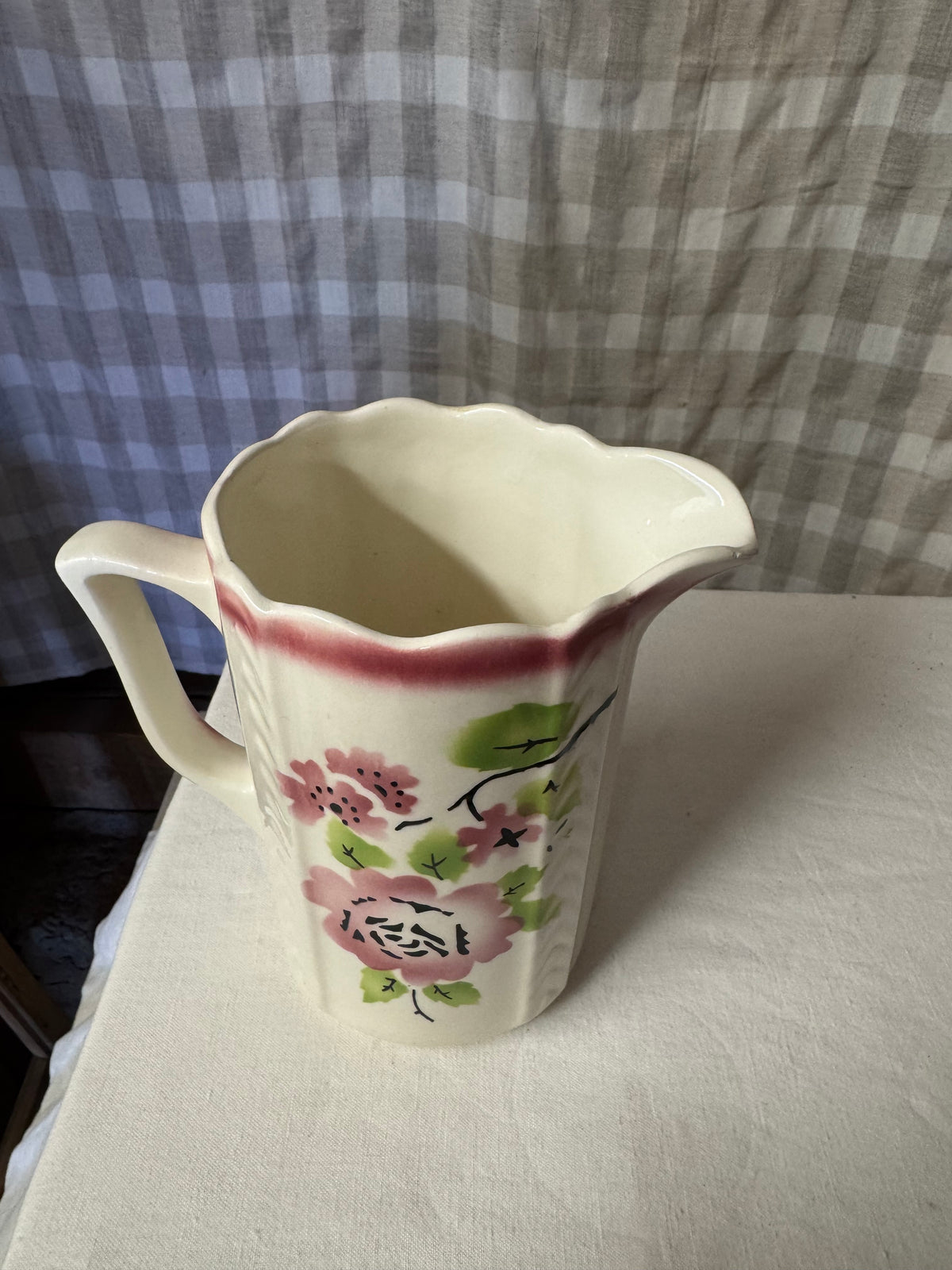 Kanna i grönt och rosa