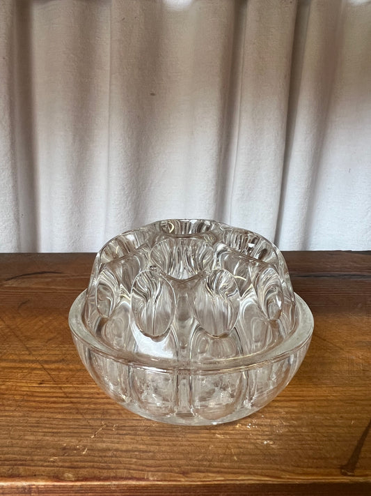 Stor blomsterfakir i glas - ”Ikebana” 19 hål