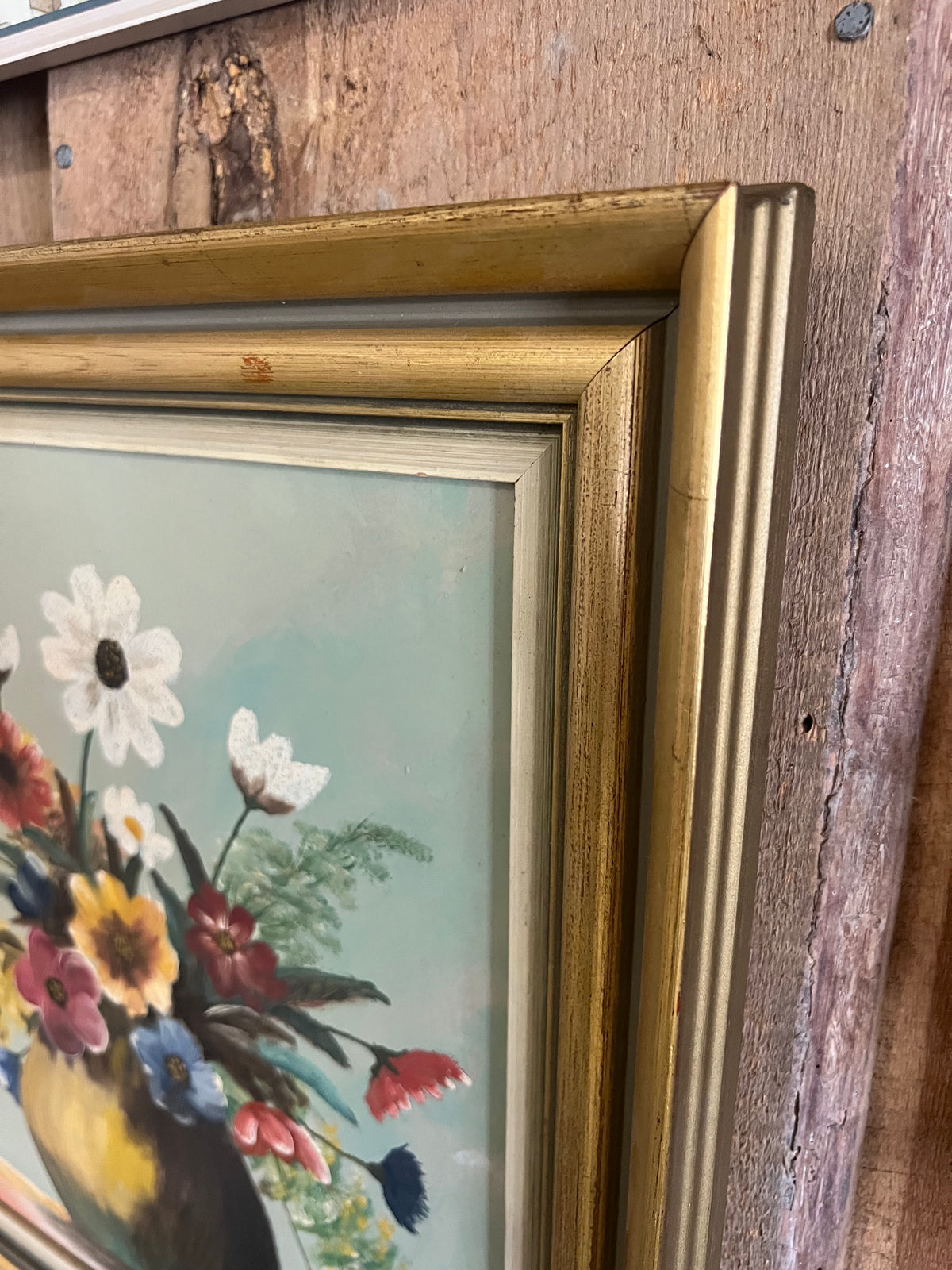 Vacker blomstertavla