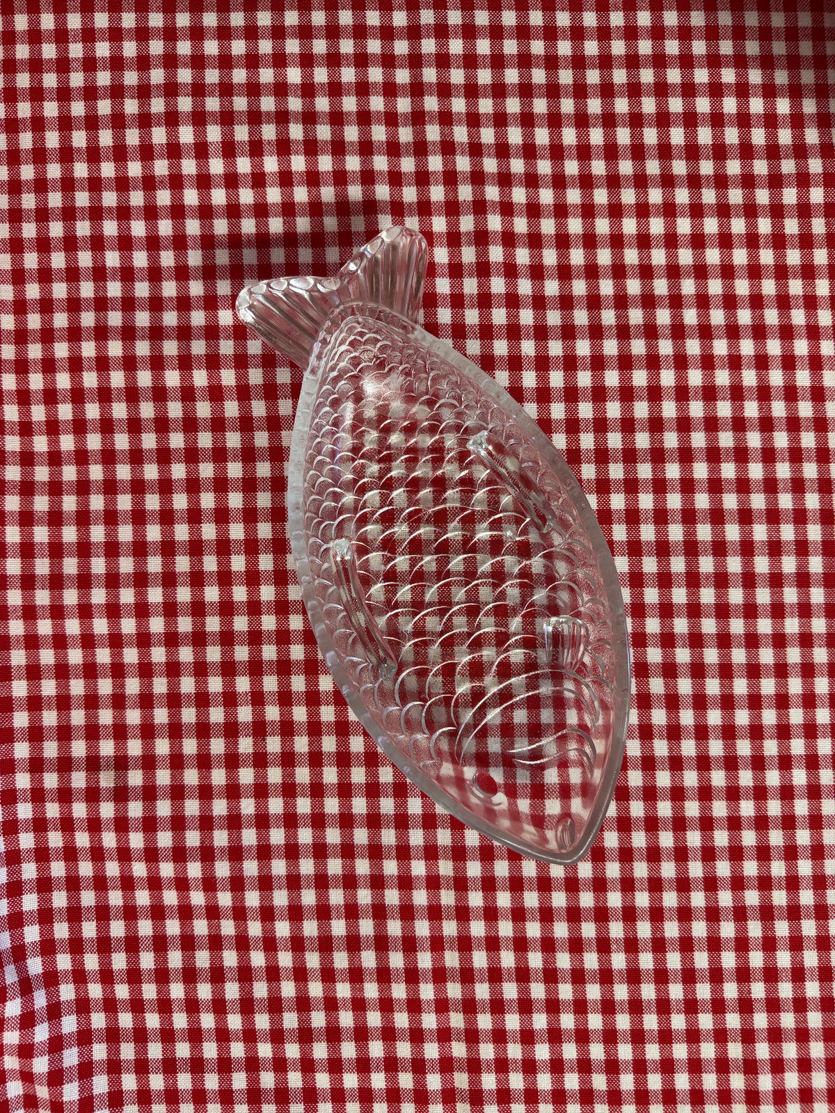Uppläggningsfat fisk i glas