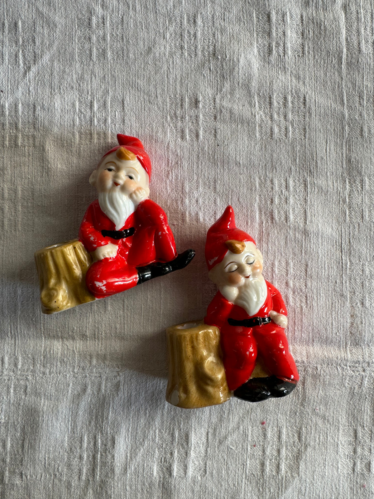 Paret tomteljus för julgransljus