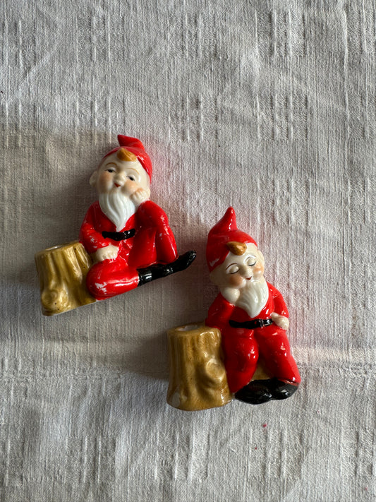 Paret tomteljus för julgransljus