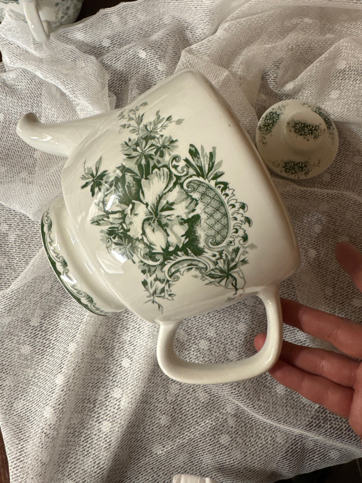 Grön Anna te/kaffekanna