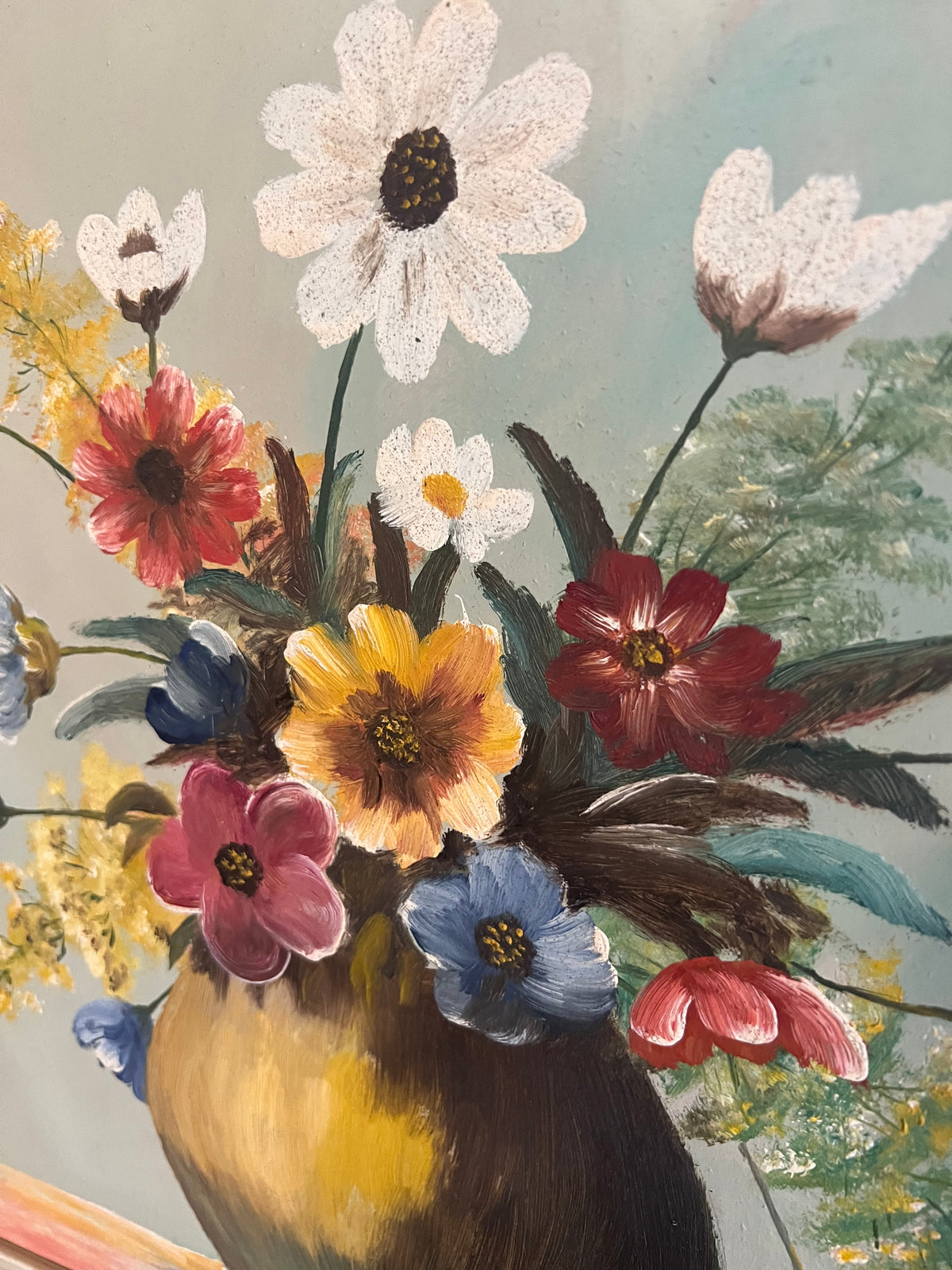 Vacker blomstertavla