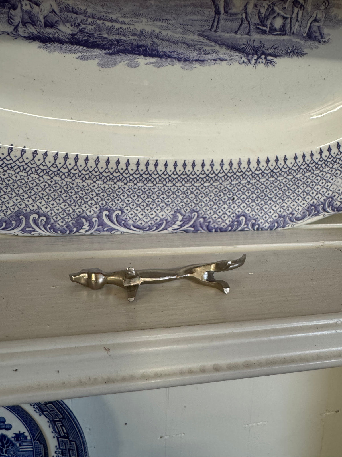 Smörtax i tenn vintage