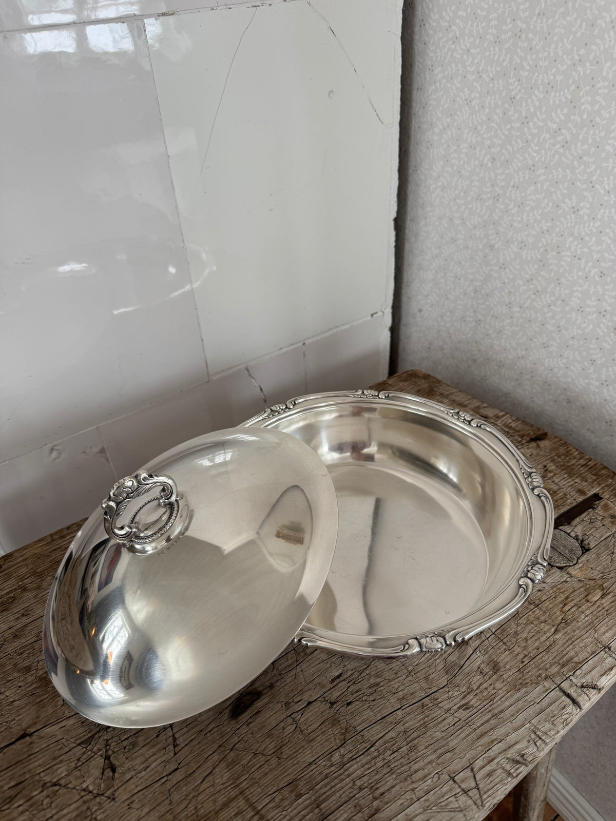 Lockkarott nyrokoko i nysilver - 18/1900-tal