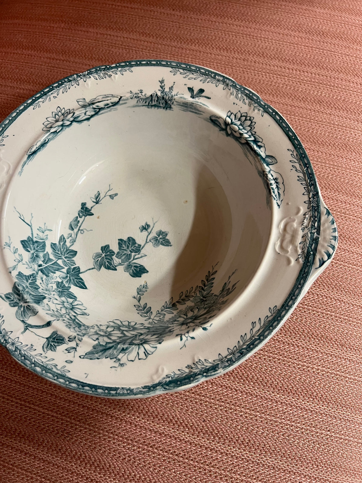 Stor skål i grönt FLORA Gustafsberg