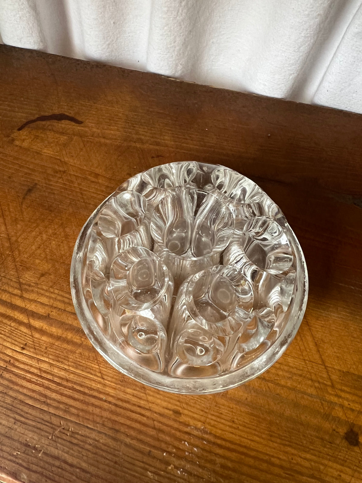 Stor blomsterfakir i glas - ”Ikebana” 19 hål