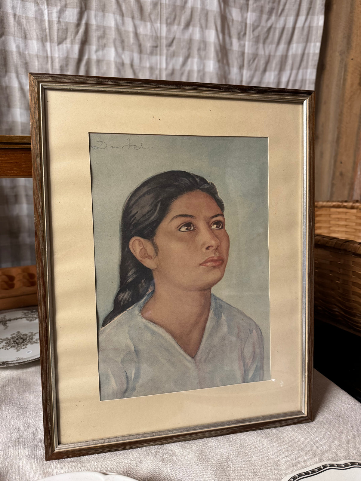 Nils Dardel tavla kvinna