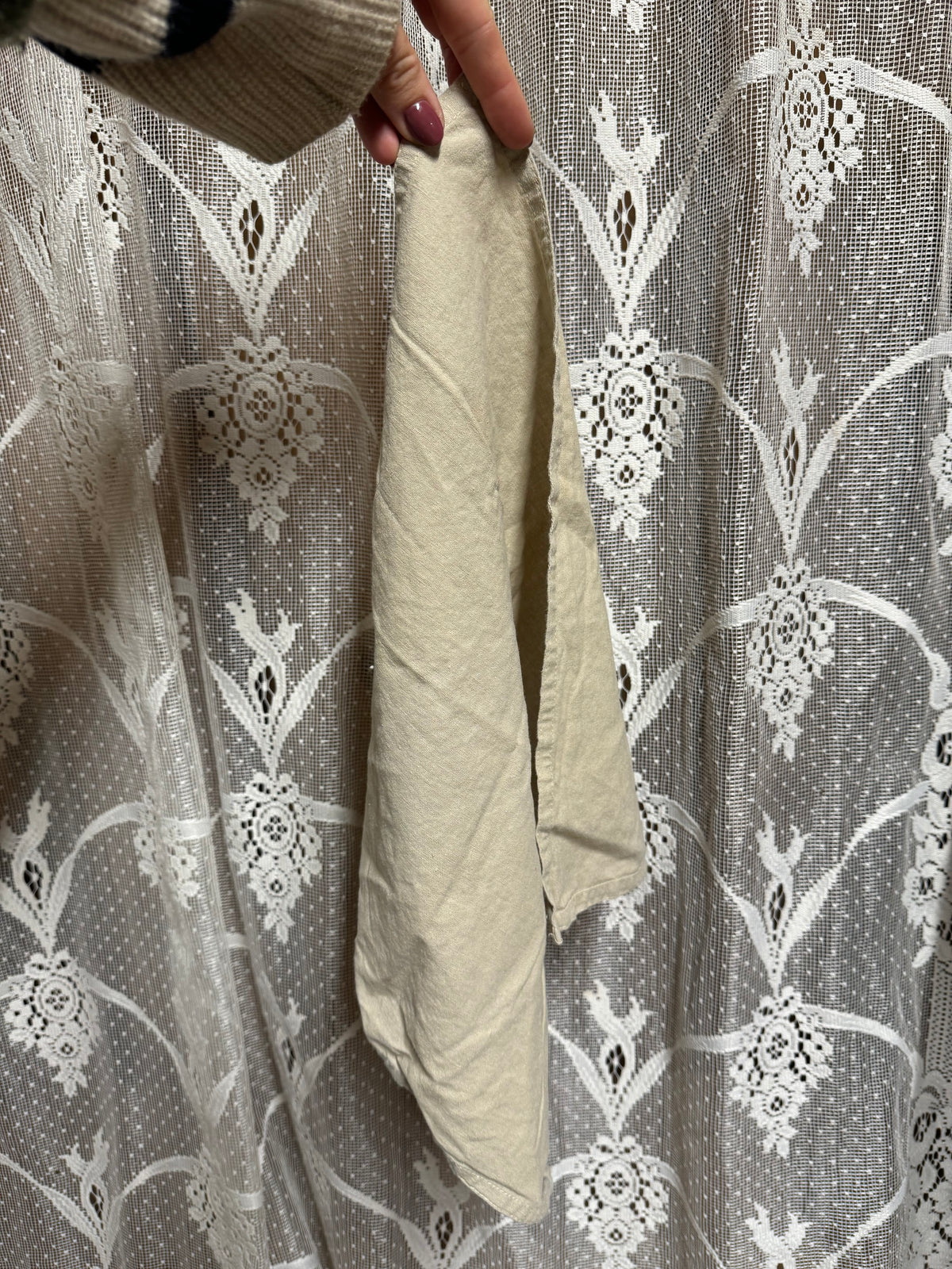 4st tygservetter i beige