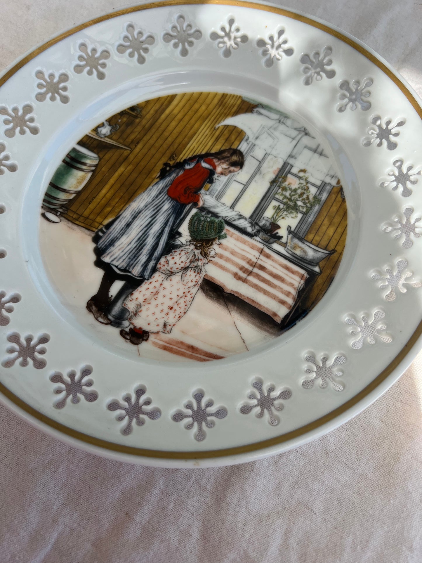 Samlartallrik Carl Larsson-motiv, Royal Copenhagen