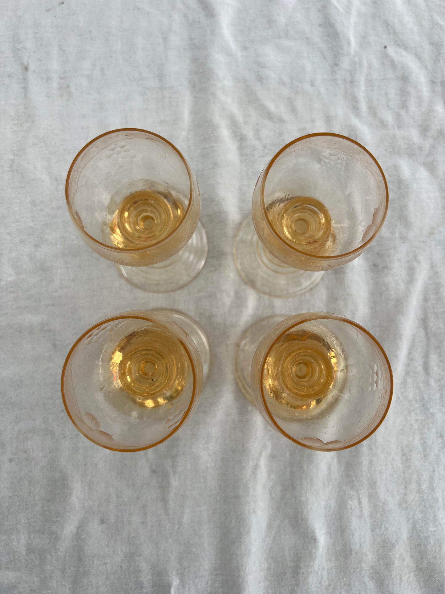 4st remmare i gul/orange/aprikos
