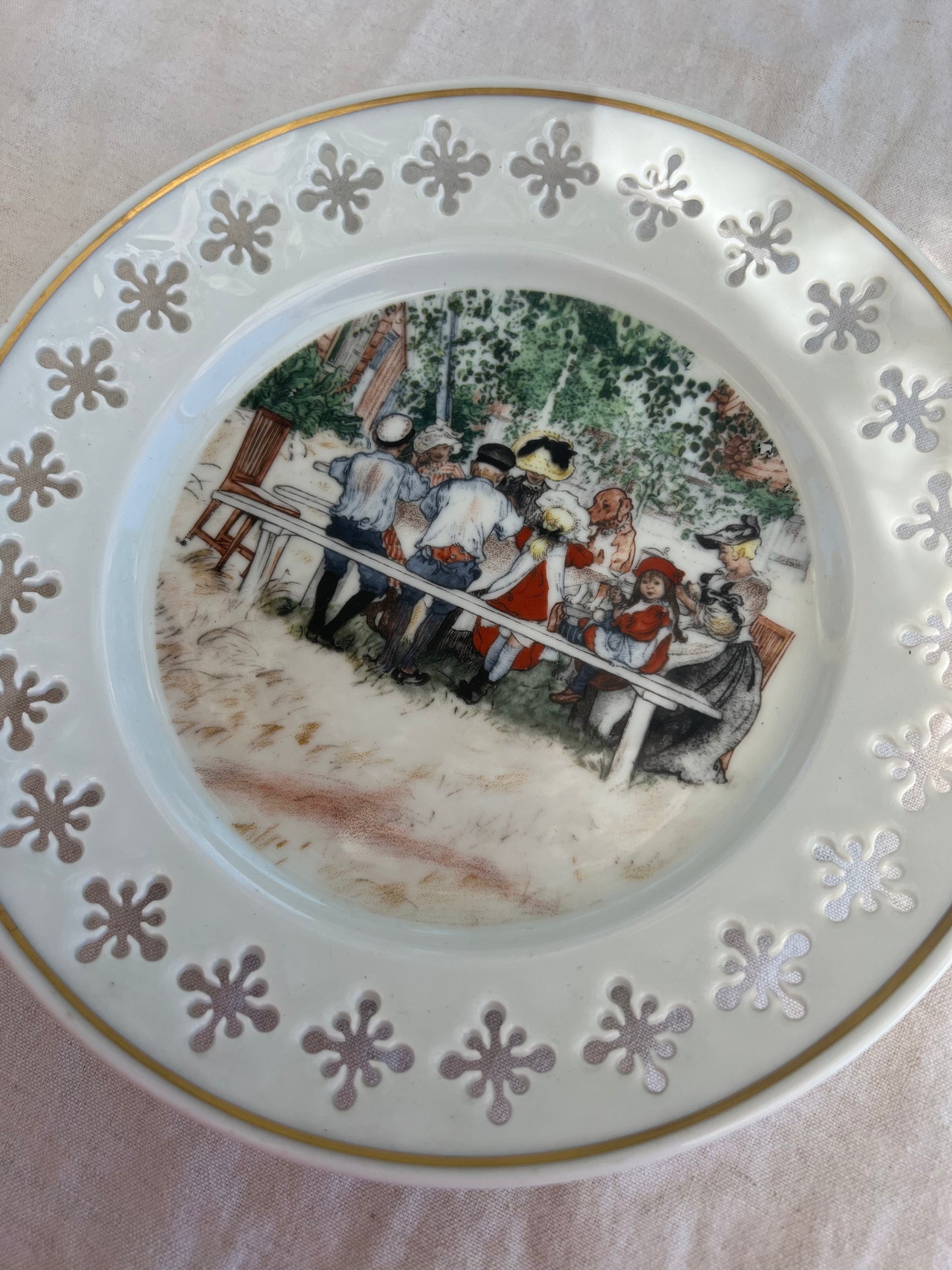 Samlartallrik Carl Larsson-motiv, Royal Copenhagen