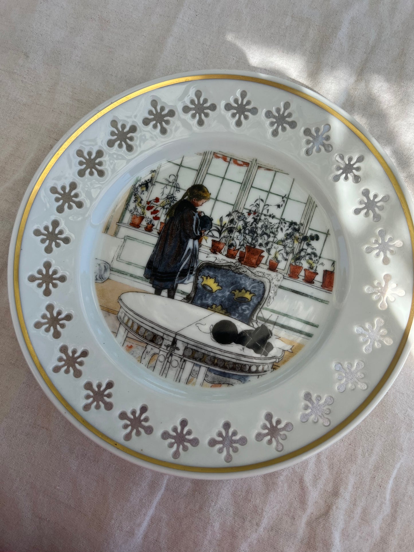 Samlartallrik Carl Larsson-motiv, Royal Copenhagen