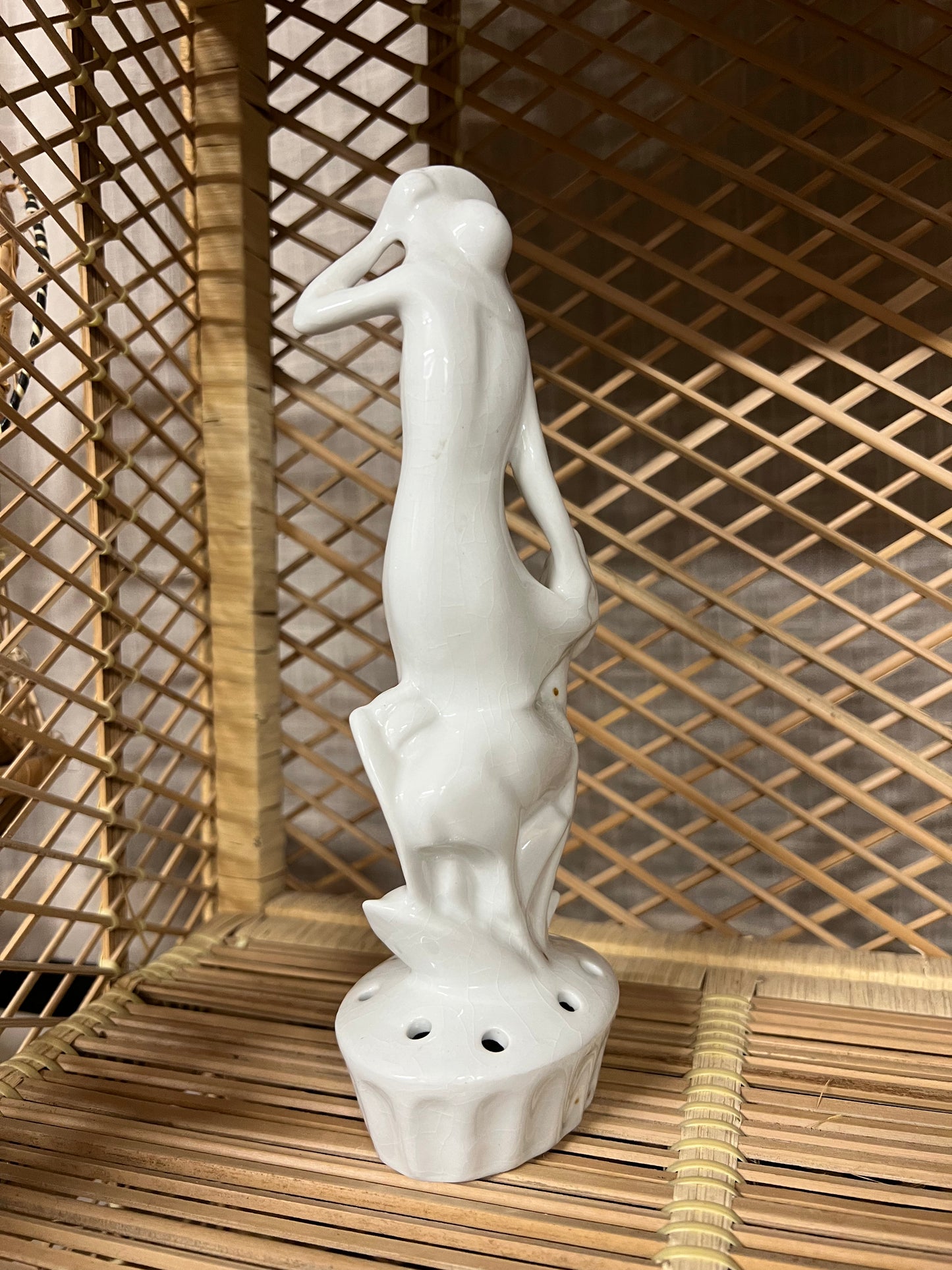 Blomsterfakir skulptur av kvinna
