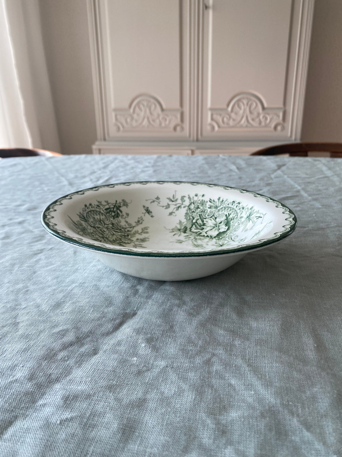 4st GRÖN ANNA djup tallrik / dessertskål