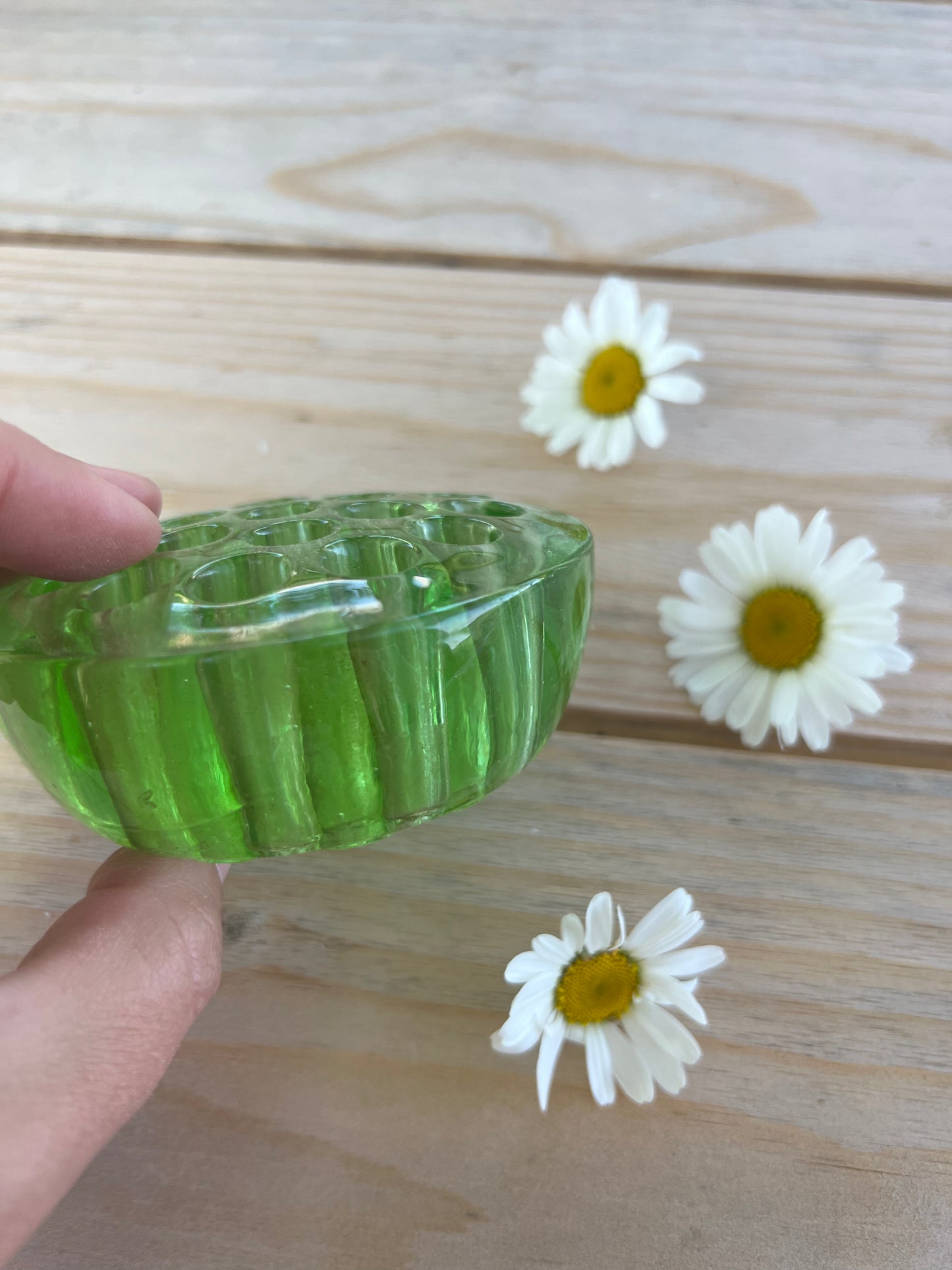 Blomsterfakir i grönt