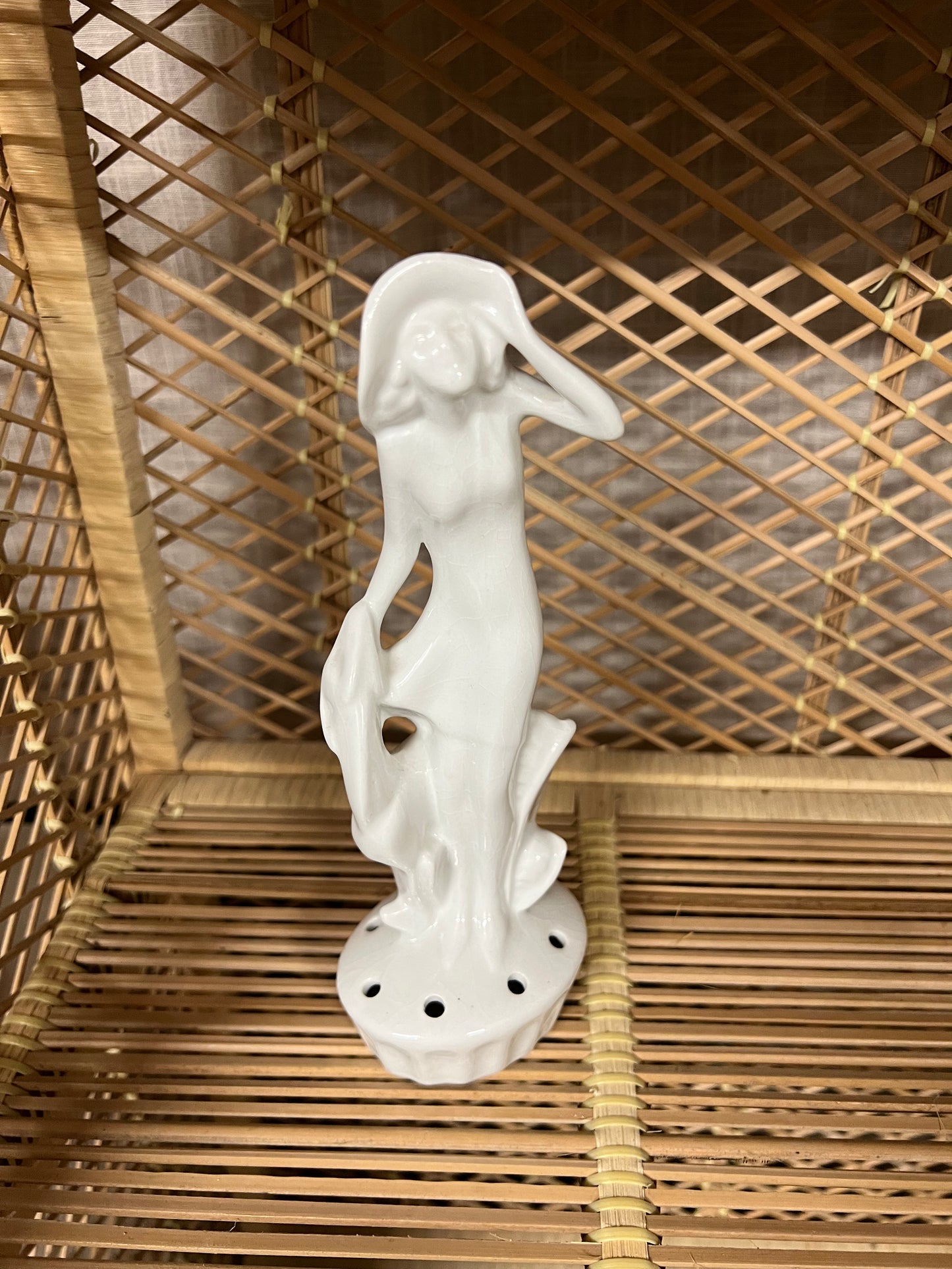 Blomsterfakir skulptur av kvinna