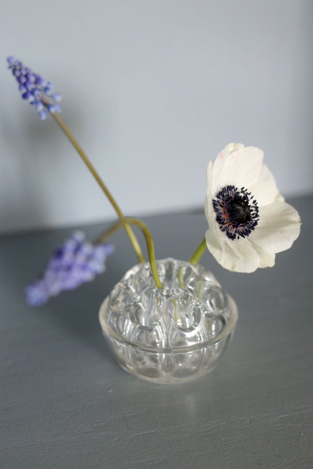 Blomsterfakir i glas stängd botten