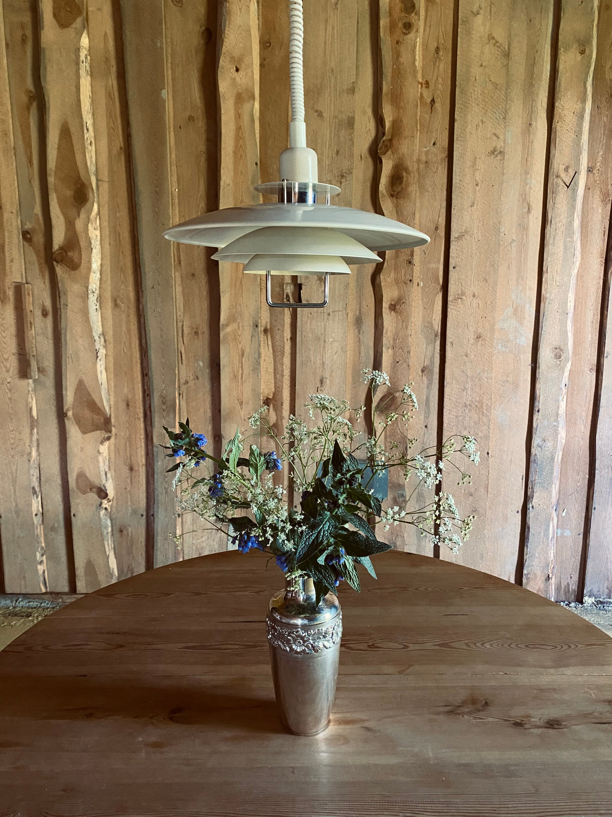 Taklampa i metall ”Pendel primus” Belid typ t8899 stora primus retro
