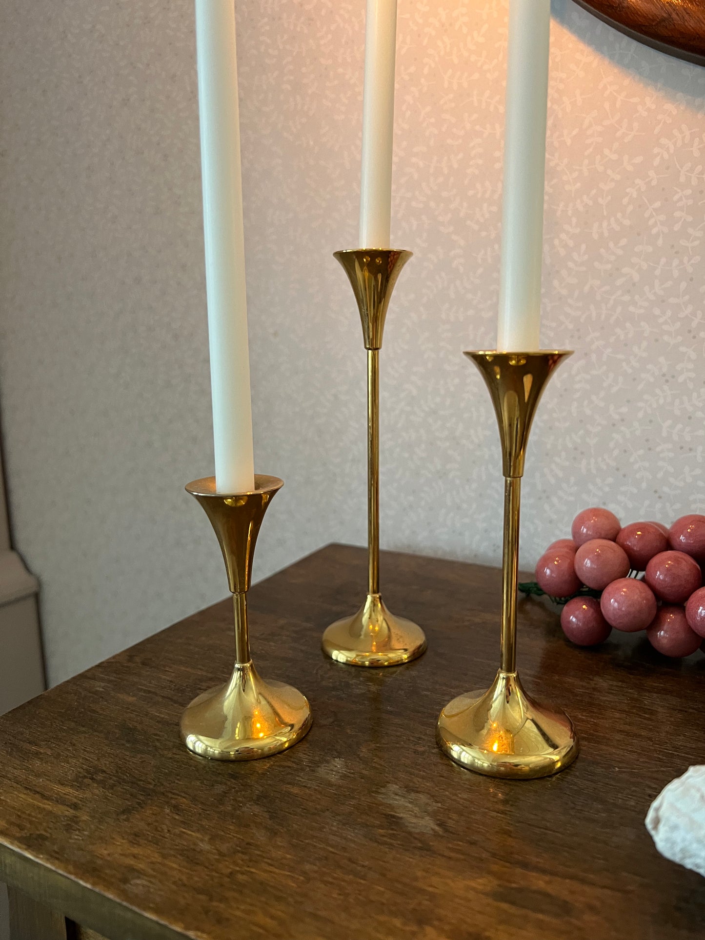 Triss i mässingsljusstakar - Birgittaljus