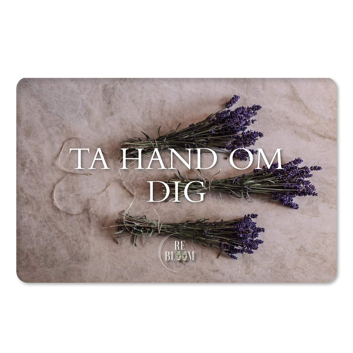 TA HAND OM DIG