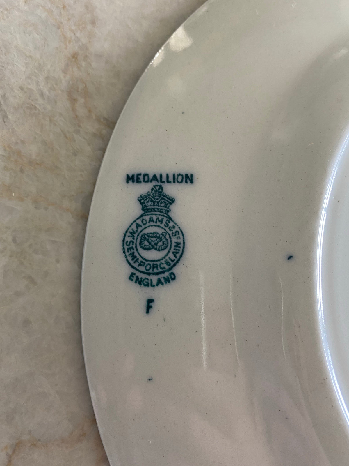 Finaste tallriken i grön/blått - MEDALLION