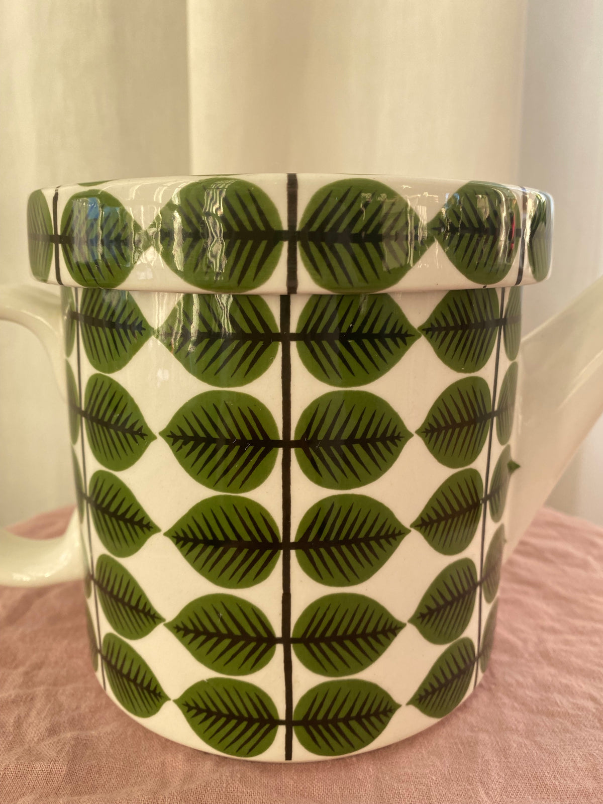 Berså kaffe/tekanna ~ Stig Lindberg Flintgods F555 Gustavsberg