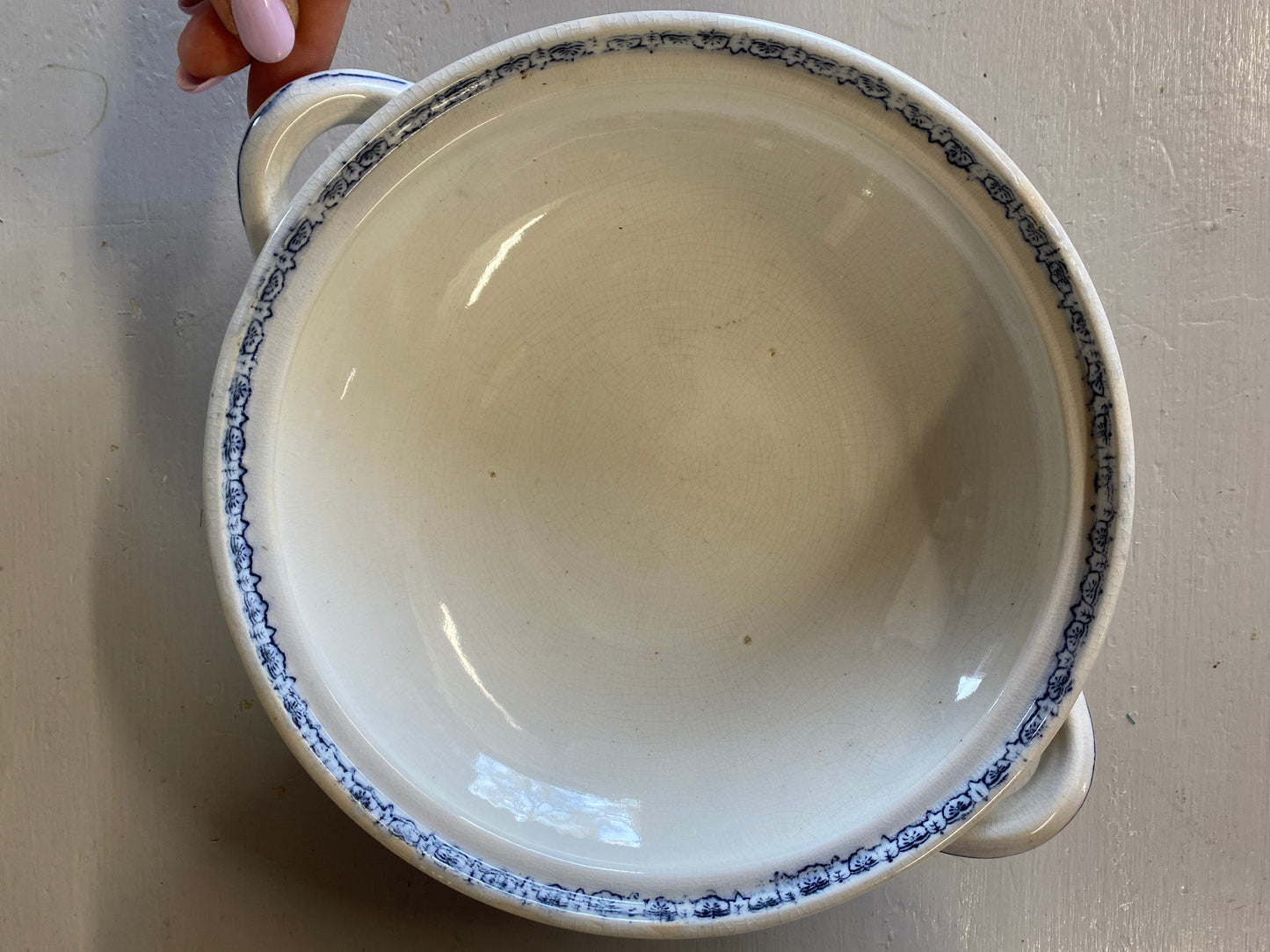 Terrin i blåvitt - Pottery