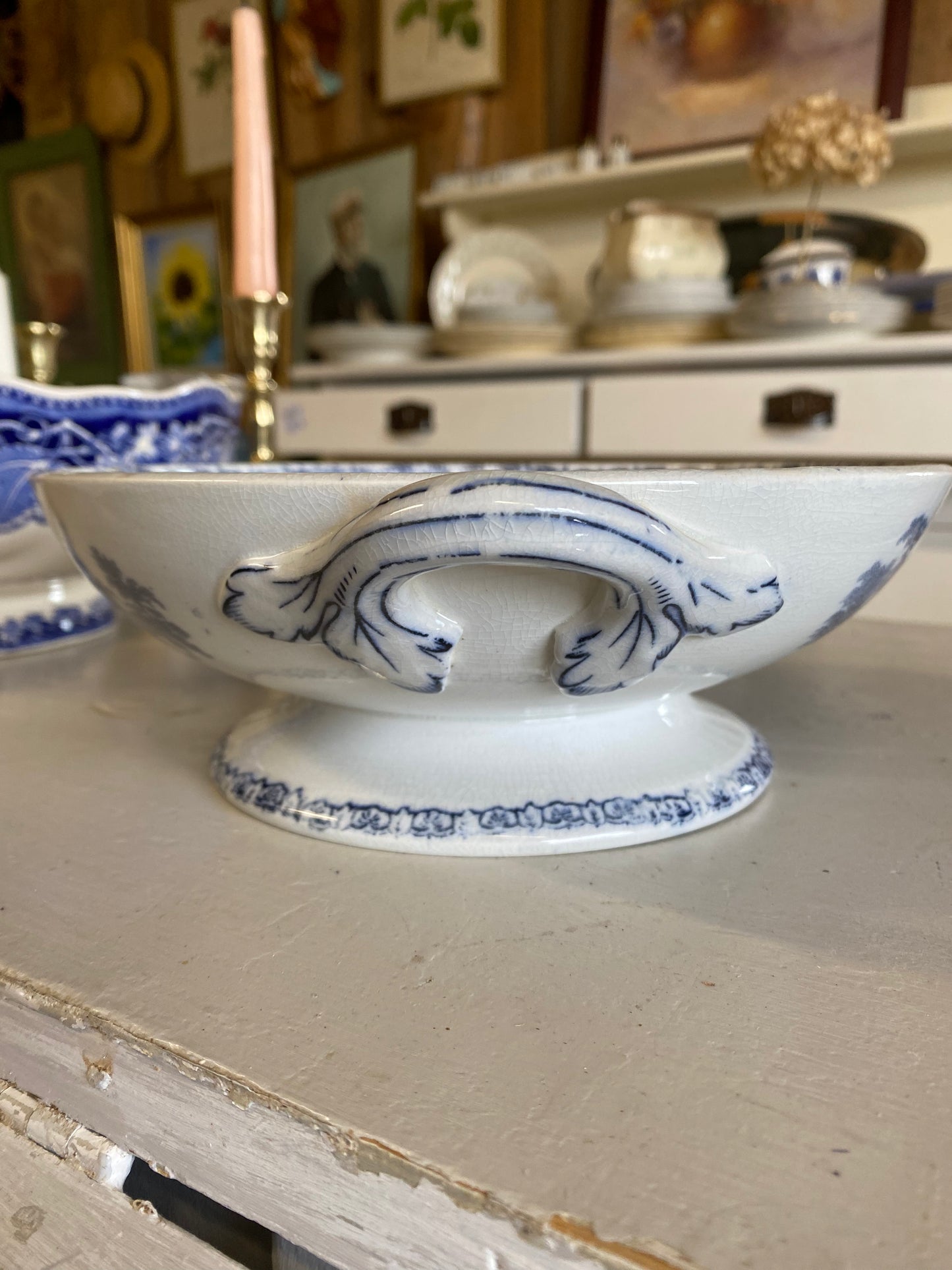 Terrin i blåvitt - Pottery