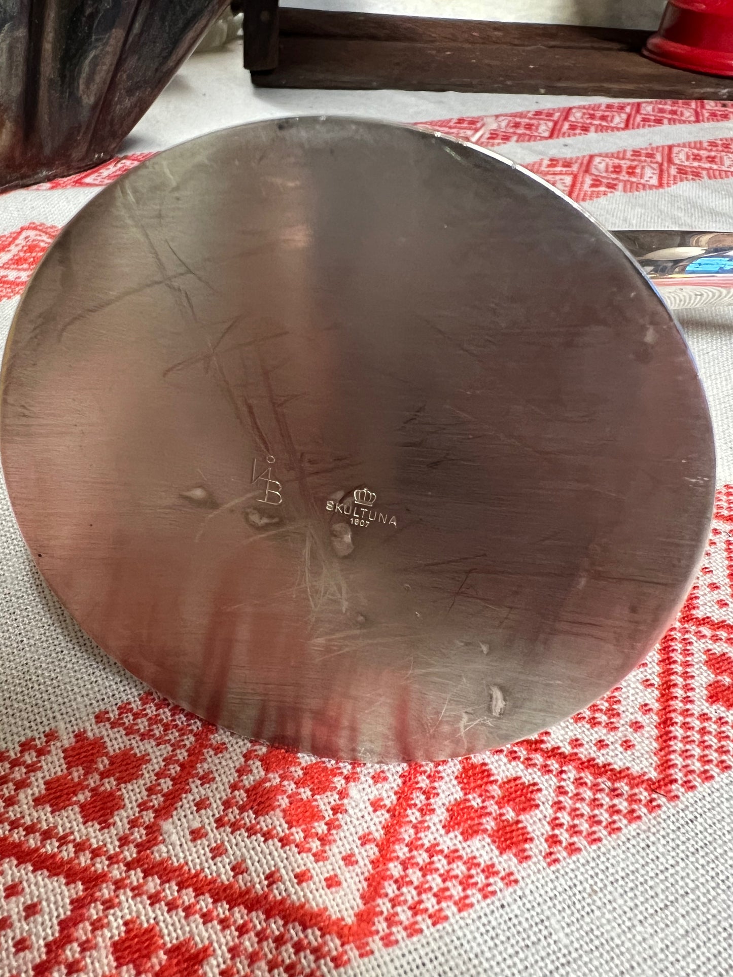 Liljan ljusstake Skultuna i silver