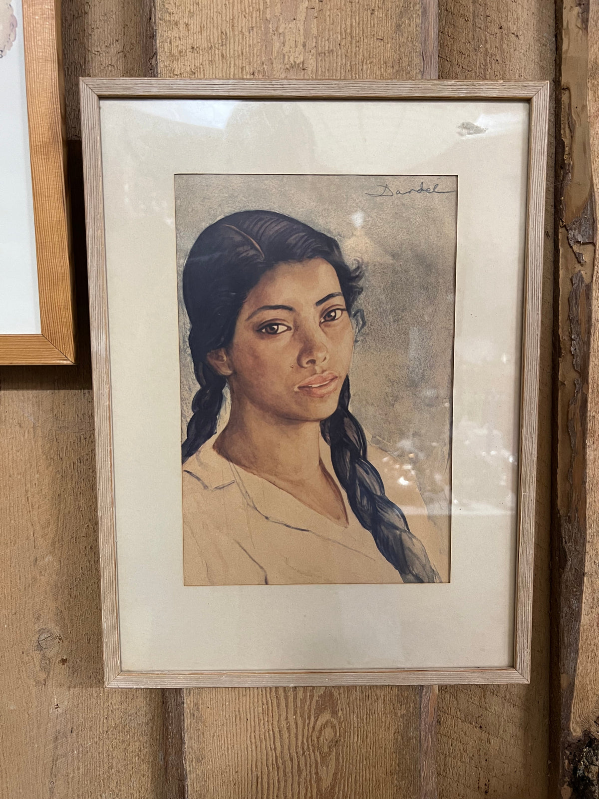 Nils Dardel tavla med vackert motiv och träram
