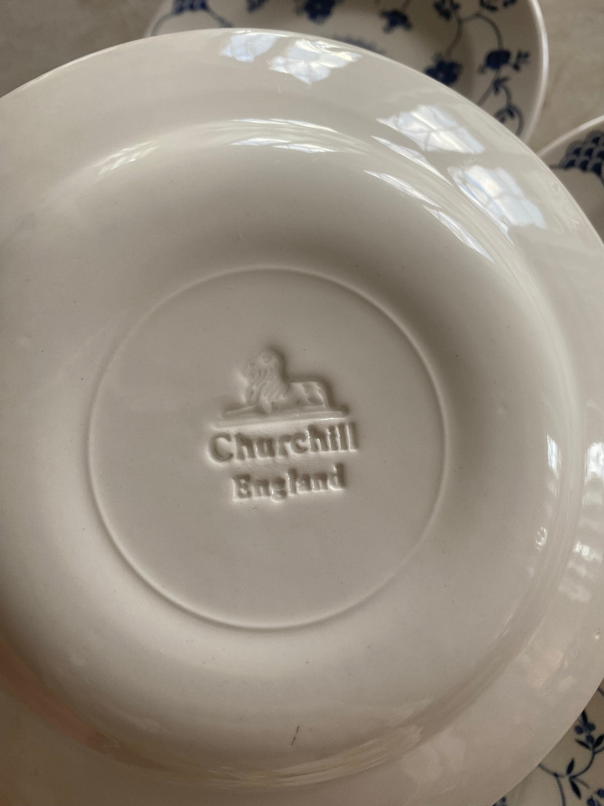 Åtta assietter - Churchill England