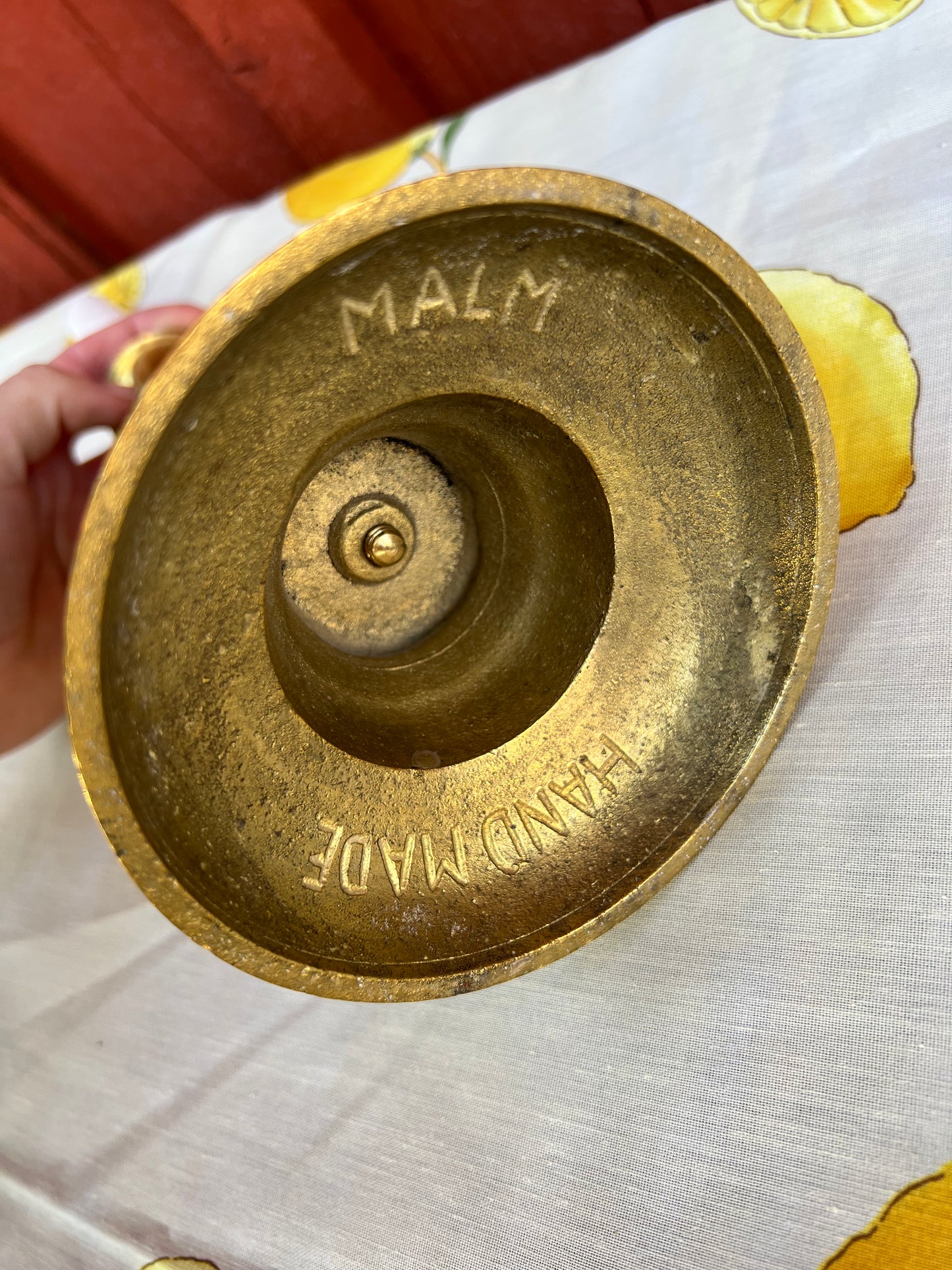 Mässingsljusstake MALM