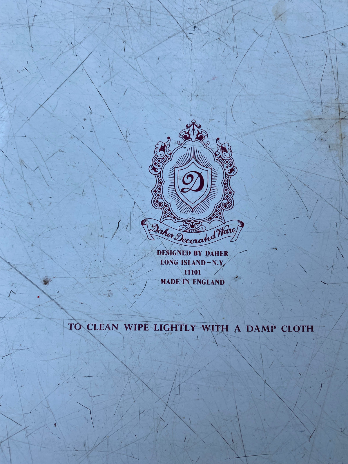Röd julebricka