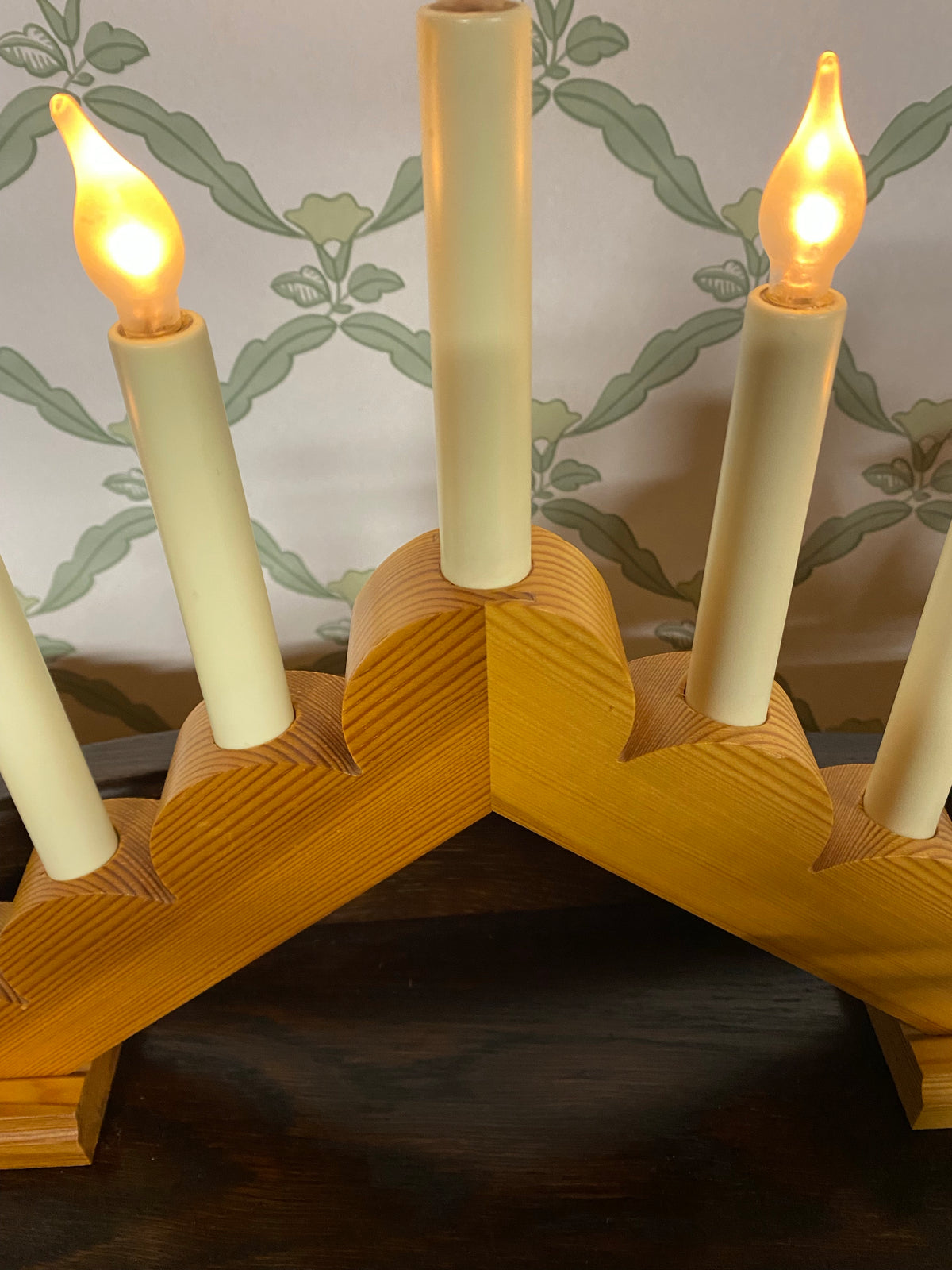 Adventsljusstake ~ trä