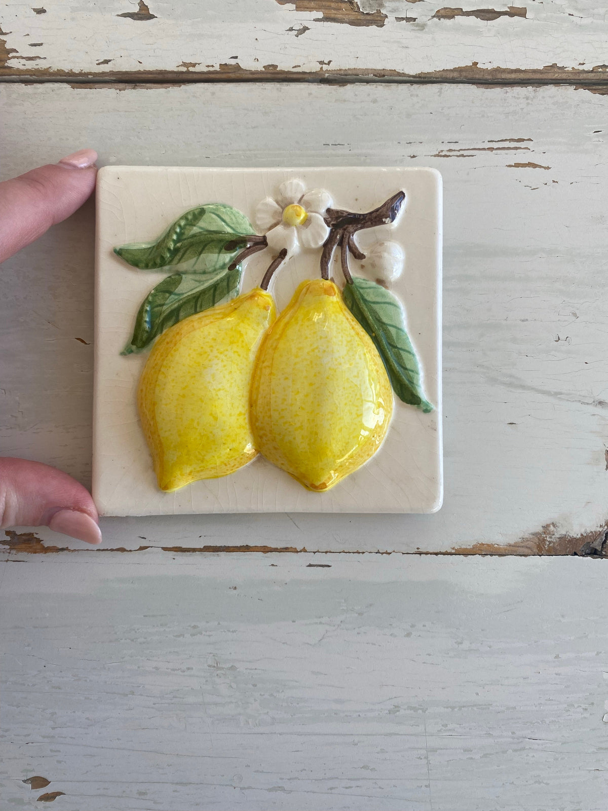 Dekorplatta citron