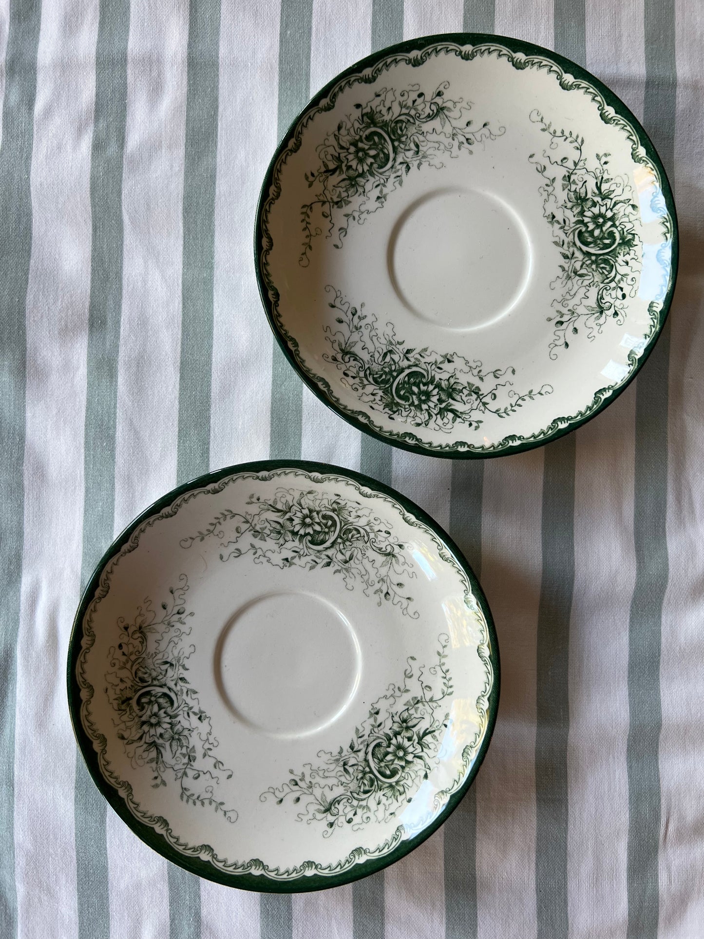 Kaffekoppsfat - Grön Anna Rörstrand 2st