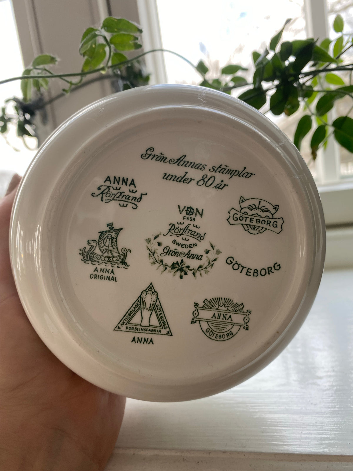 Grön Anna kruka 80 år