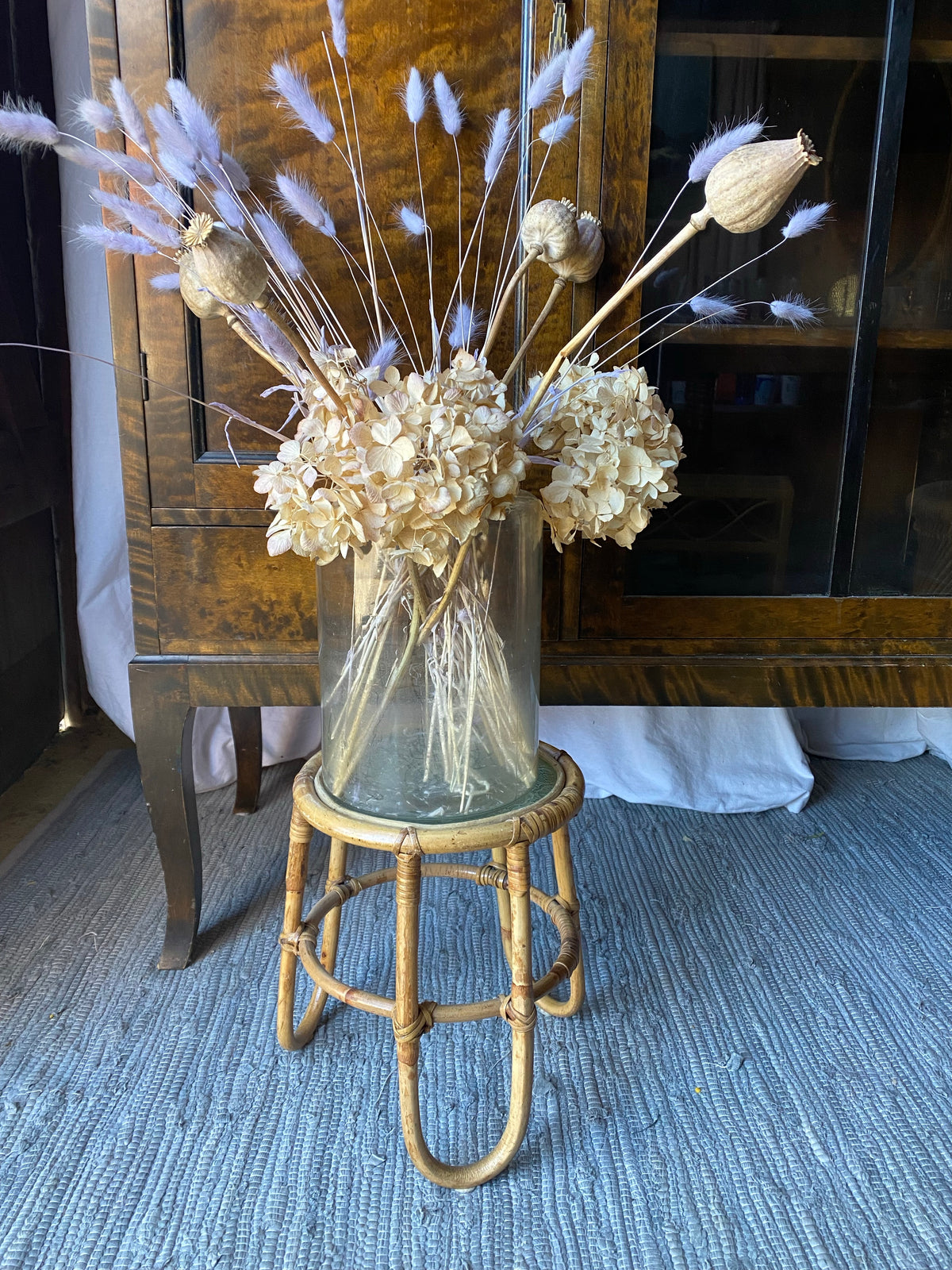 Blompall i bambu