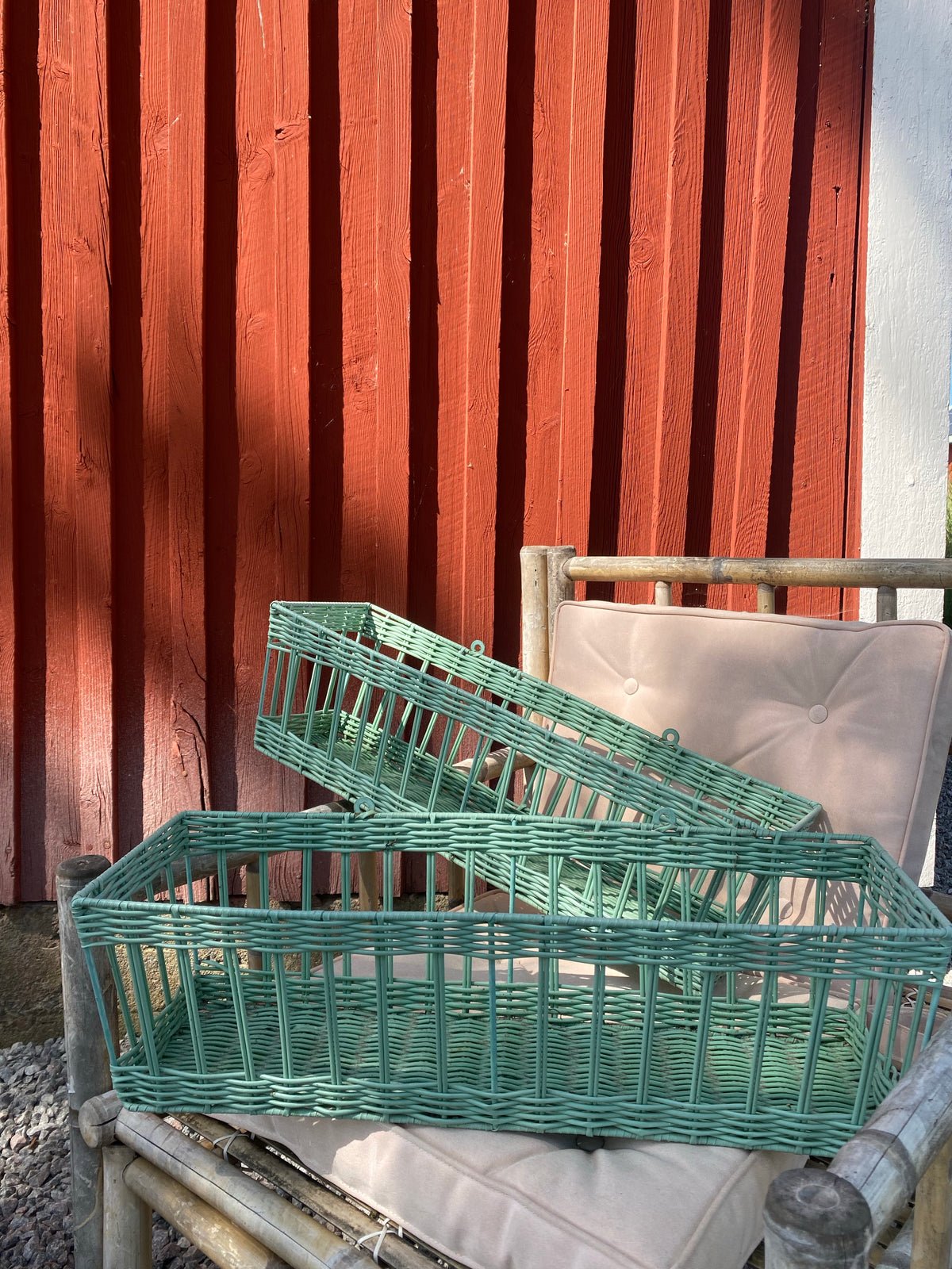 2st blomlådor i mintgrönt