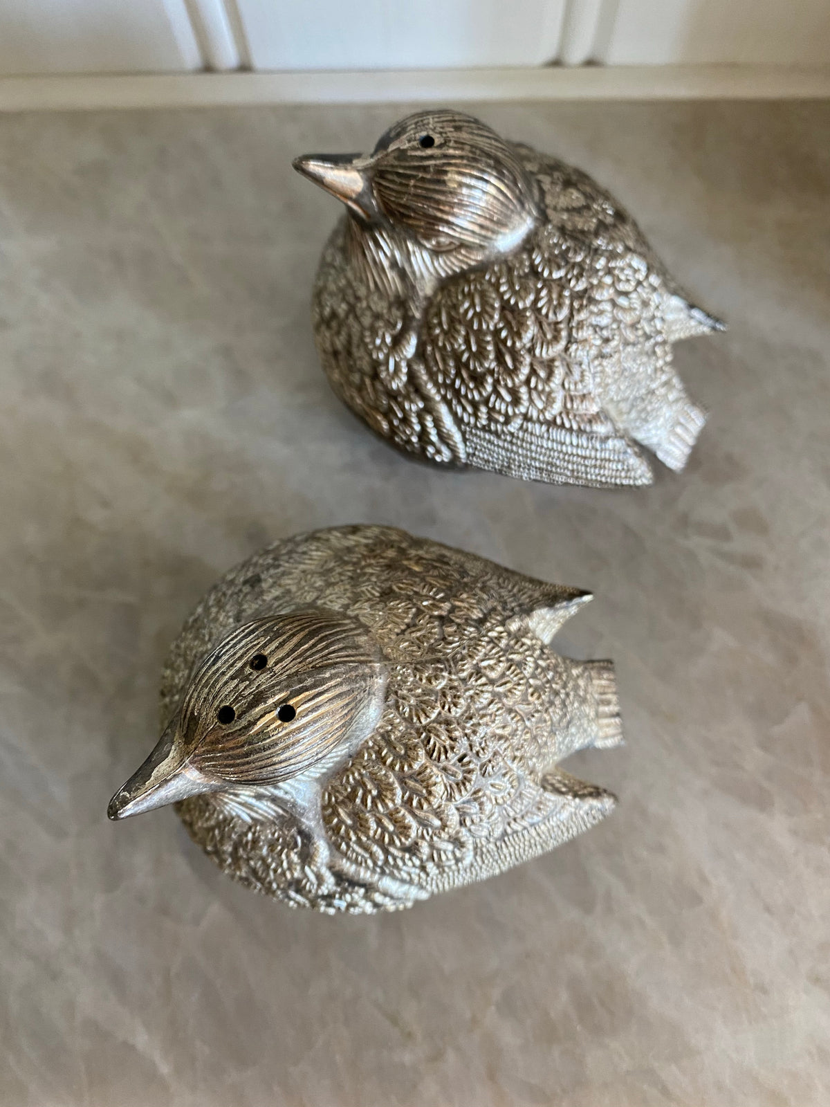 Salt & peppar - fåglar i silver