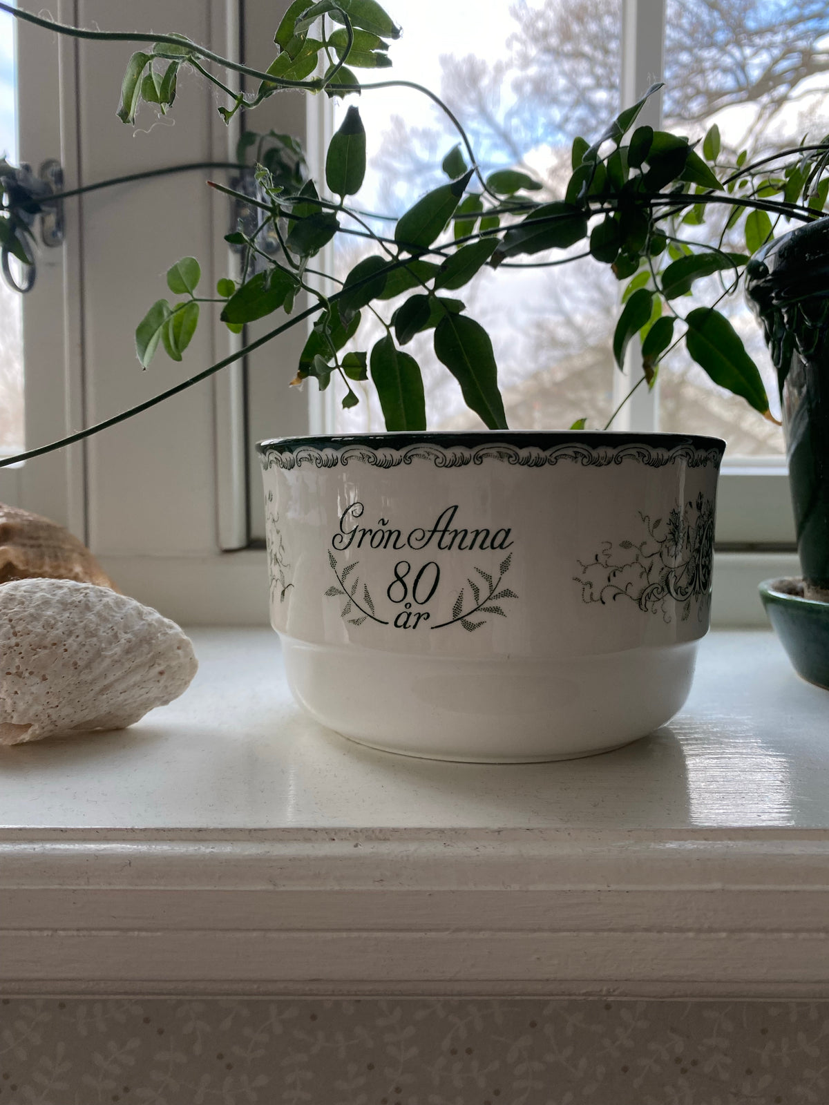 Grön Anna kruka 80 år