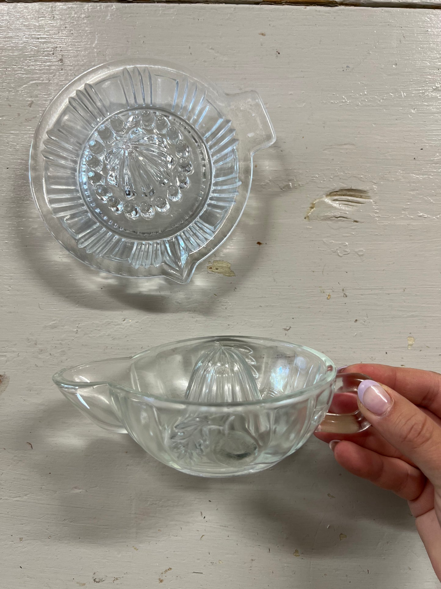 Citruspress skålad med handtag